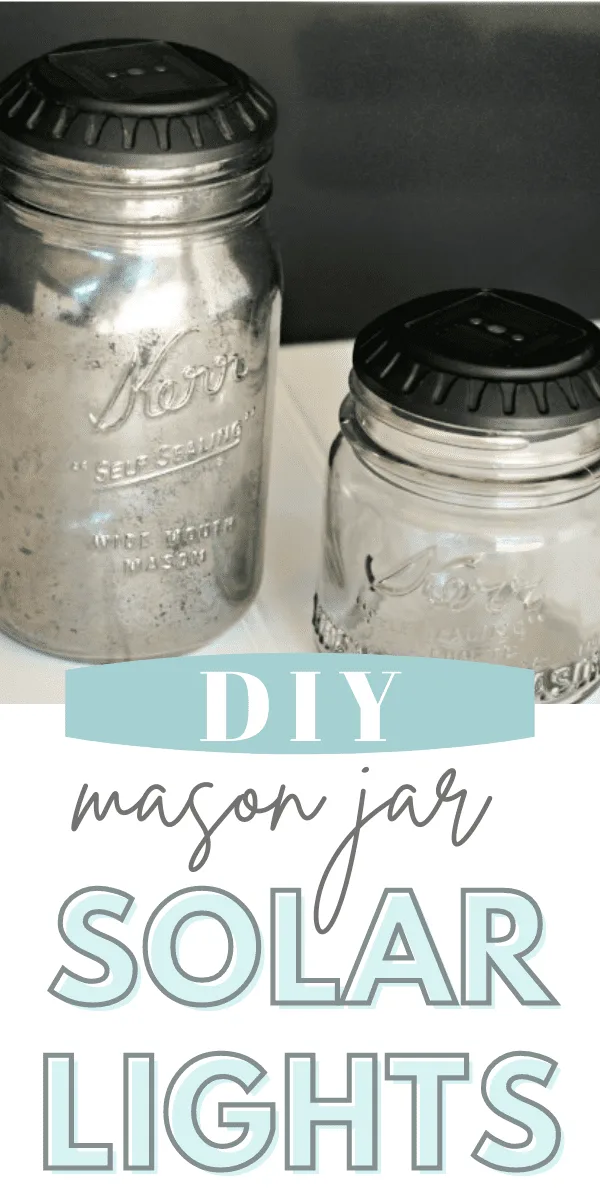 How to Make a DIY Mason Jar Solar Light.