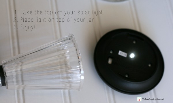 diy mason jar solar lights
