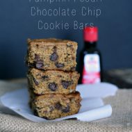 Cookie Bar Recipe {Vanilla Rich Pumpkin Pecan Chocolate Chip Cookie Bars}