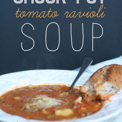 crock pot tomato ravioli soup | TodaysCreativeBlog.net