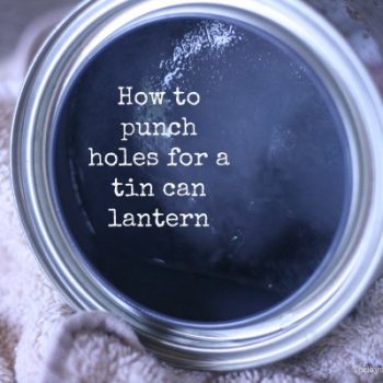 How to Make a tin can lantern | TodaysCreativeBlog.net