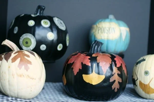 No Carve Decoupage Pumpkins | TodaysCreativeBlog.net