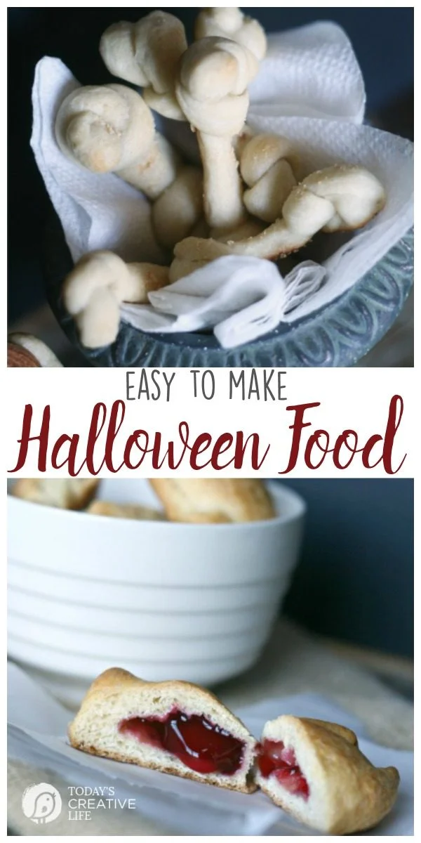 Halloween Food Ideas | Easy to make halloween party food ideas. Find easy recipes on TodaysCreativeLife.com