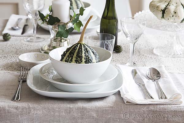 Setting your fall table 