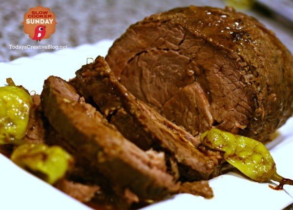 Crockpot Mississippi Pot Roast | TodaysCreativeBlog.net