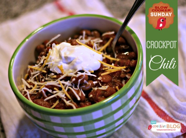 crockpot chili recipe | TodaysCreativeBlog.net 
