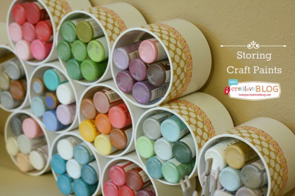 Craft Paint Storage Ideas