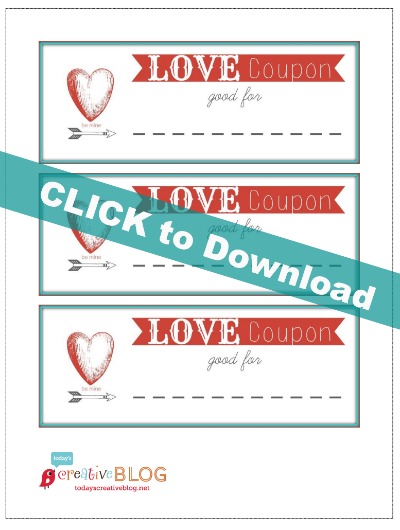 printable Valentine Coupons | TodaysCreativeBlog.net