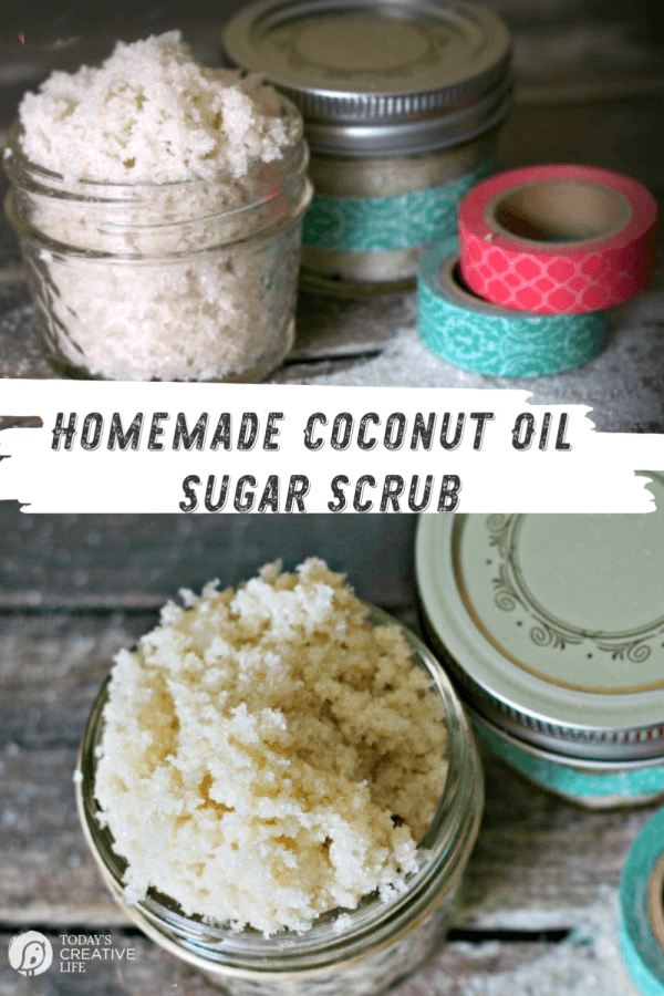 Homemade Sugar Scrub with Brown Sugar and Coconut Oil - Perry's Plate