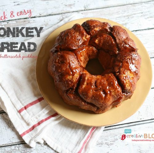 Monkey Bread Recipe Butterscotch Pudding | TodaysCreativeBlog.net