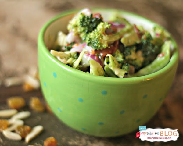 Broccoli Salad Recipe | TodaysCreativeBlog.net