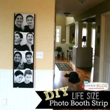 Make a Full Size Photo Booth Photo Strip |TodaysCreativeLife.com