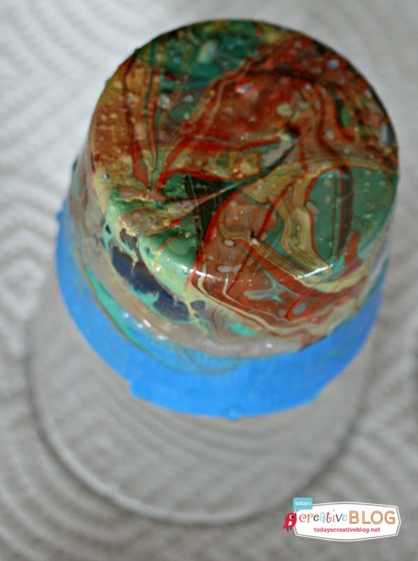 polish container nail Today's  Glassware Polish Nail Marbled Using DIY  Creative