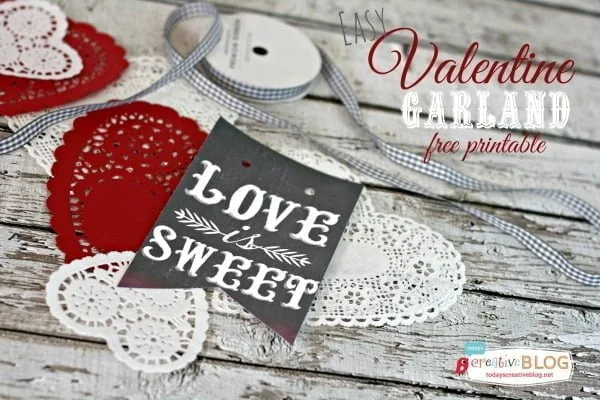 Chalkboard Valentine Printables | TodaysCreativeBlog.net