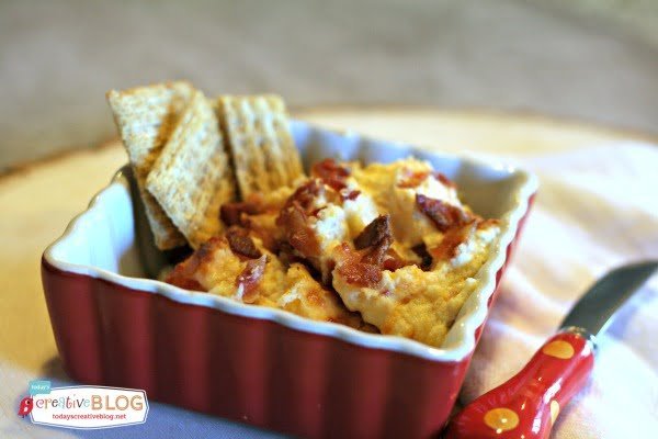 Hot Cheesy Bacon Dip |TodaysCreativeBlog.net