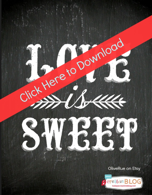 OliveRue Download - Chalkboard Valentine Printables | TodaysCreativeBlog.net