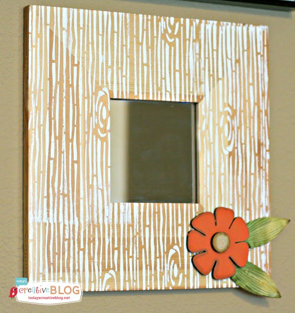 Wood Grain Stencil Craft Projects | TodaysCreativeBlog.net