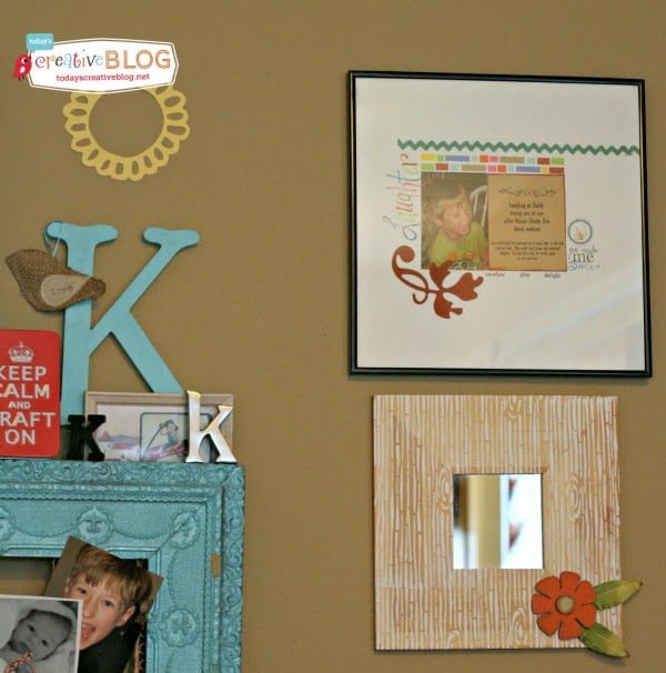 Wood Grain Stencil Craft Projects | TodaysCreativeBlog.net