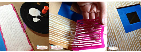 Wood Grain Stencil Craft Projects | TodaysCreativeBlog.net