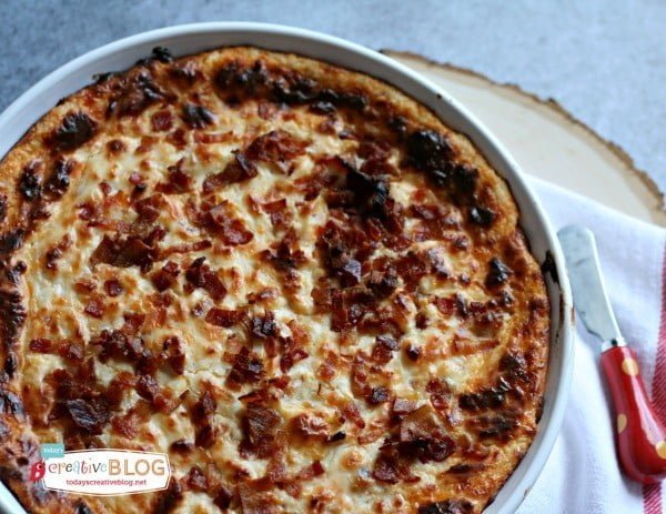 Hot Cheesy Bacon Dip | TodaysCreativeBlog.net