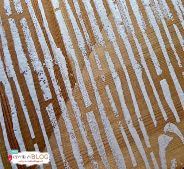 Wood Grain Stencil Craft Projects | TodaysCreativeBlog.net