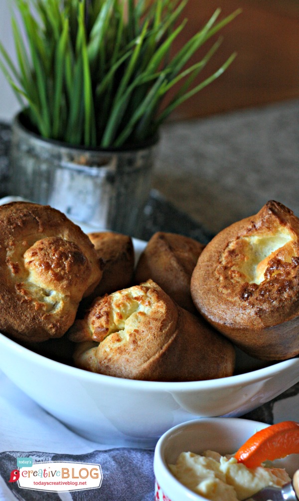 Old Fashioned Popovers | TodaysCreativeBlog.net