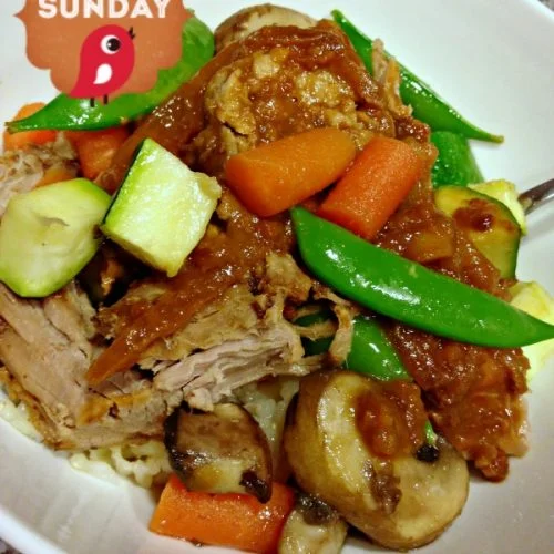 Crockpot Peanut Butter Pork Loin | TodaysCreativeBlog.net