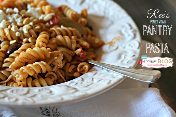 Ree's Pantry Pasta | Easy and fast pasta dish. How to make a pasta dinner with items in your pantry.