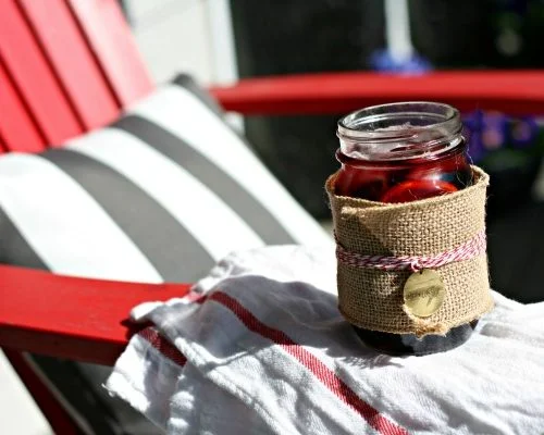 Simple Burgundy Spritzer | TodaysCreativeBlog.net