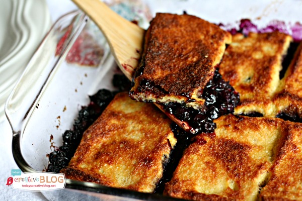 Overnight Blueberry French Toast Casserole | TodaysCreativeBlog.net