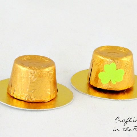 Rolo Leprechaun Hats | St. Patrick's Day Craft Ideas. Easy kids craft. Crafting in the Rain for Today's Creative Life