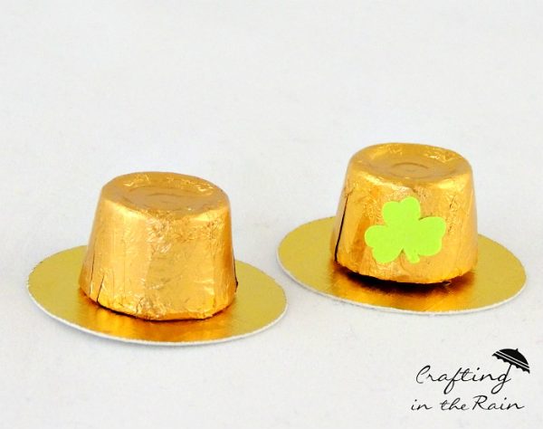 Rolo Leprechaun Hats | St. Patrick's Day Craft Ideas. Easy kids craft. Crafting in the Rain for Today's Creative Life