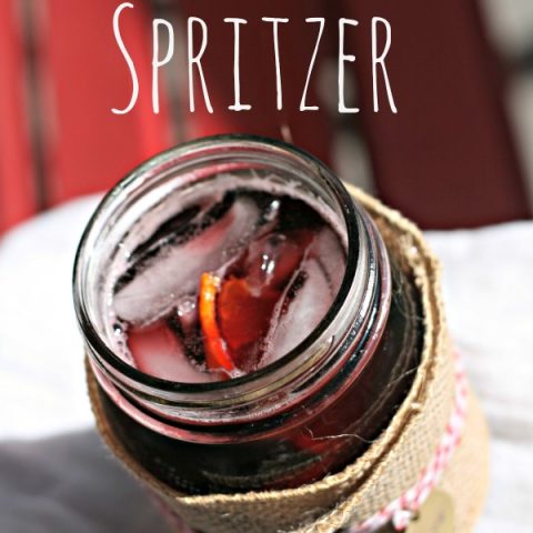 Simple Burgundy Spritzer