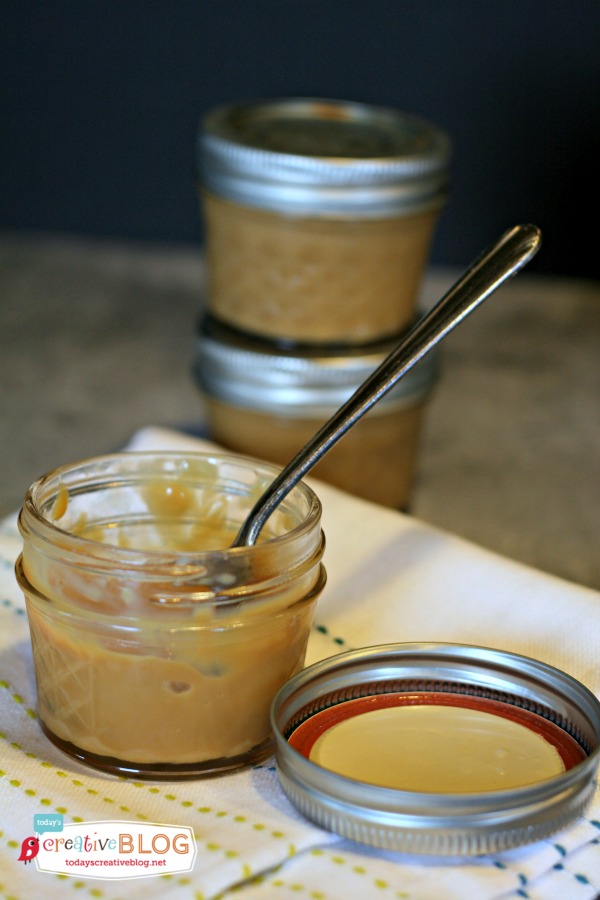 55 Homemade Holiday Gift Ideas | Crockpot Caramel Sauce | TodaysCreativeBlog.net
