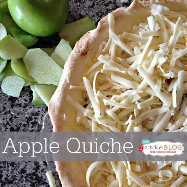 Apple Quiche Recipe | TodaysCreativeBlog.net