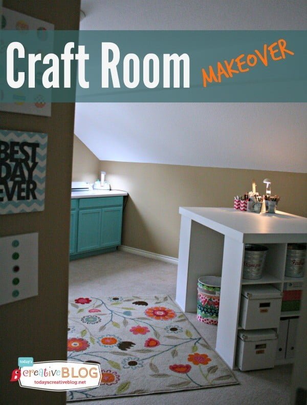 Craft Room Makeover - Create and organize the craft room of your dreams. |Today's Creative Blog