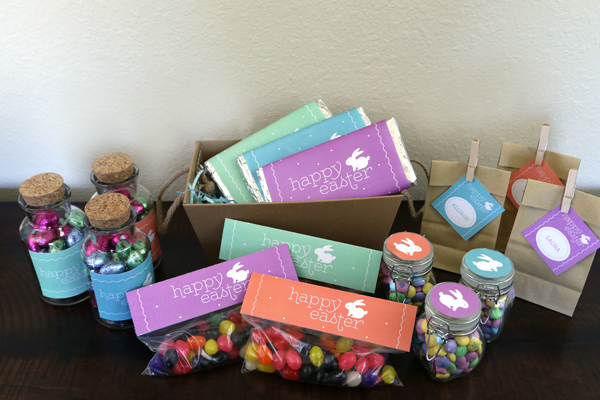 DIY Easter Gift Personalized Easter Basket Easter Basket Stuffers Spring Hershey Nugget Wrapper Print Easter Printable Candy Bar Wrapper