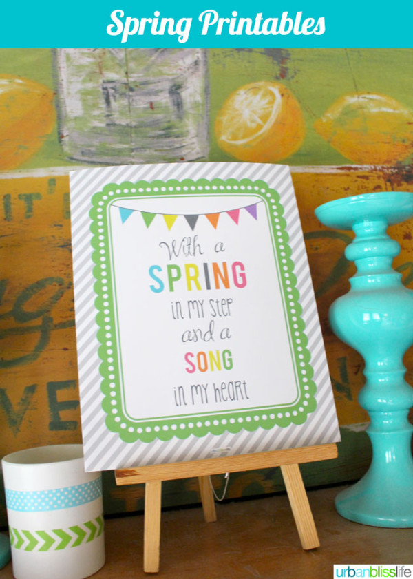 Spring Time Free Printable | TodaysCreativeBlog.net