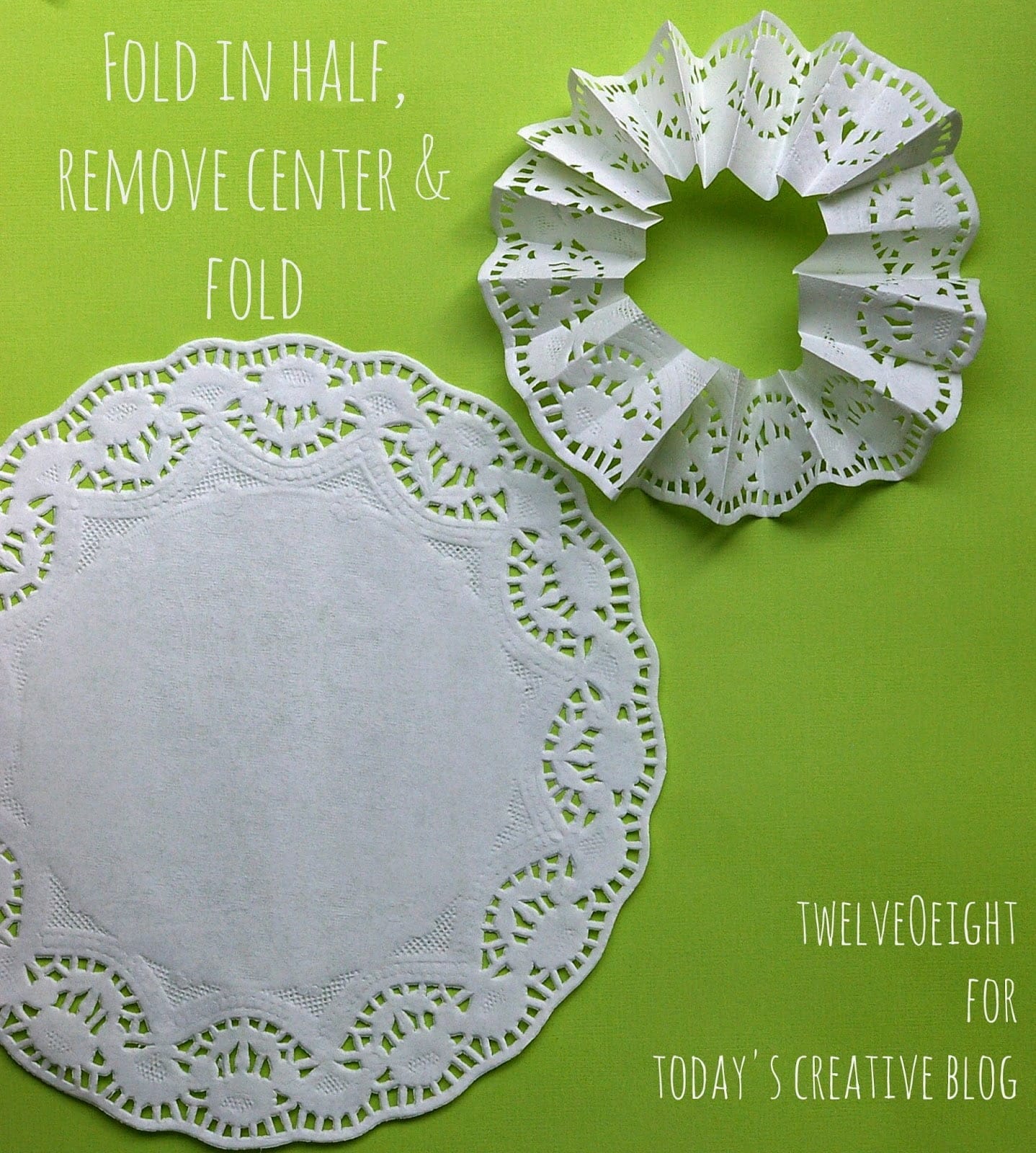 DIY Paper Doily Flowers Today's Creative Life