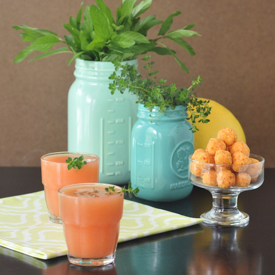 Grapefruit Thyme Mimosa-Rita Cocktail