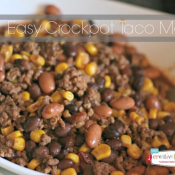 Easy Crockpot Taco Meat |TodaysCreativeBlog.net