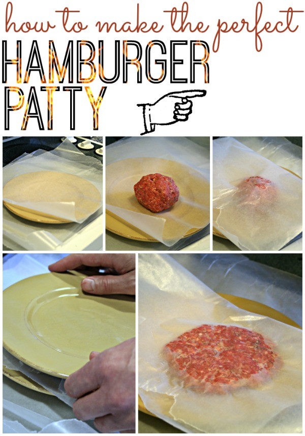 How to Make the Perfect Patty with this Hamburger patty recipe! See more on TodaysCreativeLife.com