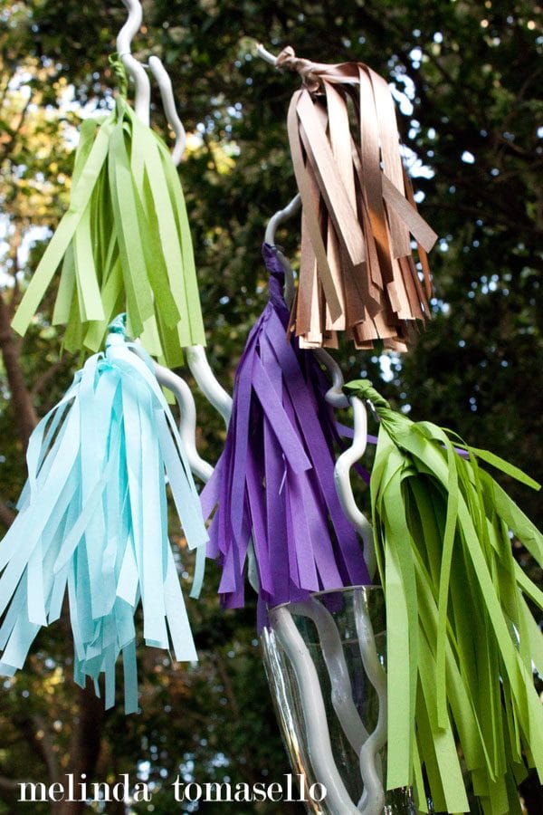DIY Pom Flair Party Planning Decorating | Melinda Tomasello for Today's Creative Life