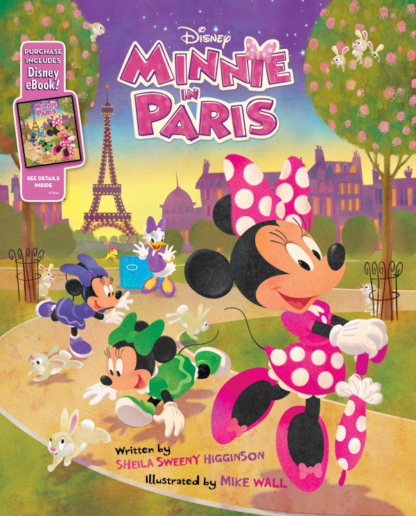 DIY Minnie Mouse Hair Bows - Minnie In Paris | TodaysCreativeBlog.net