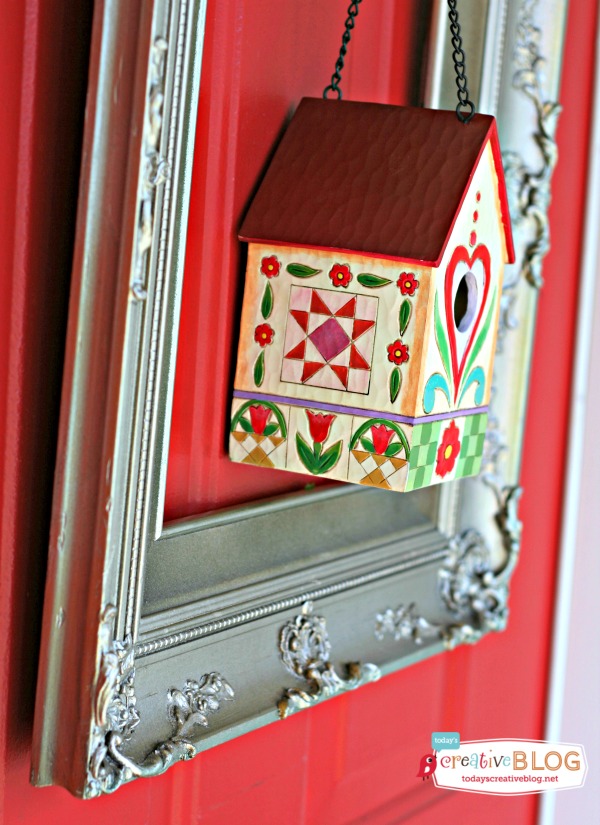 Decorating your Door for Spring | TodaysCreativeBlog.net