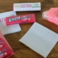 Printable Gum Wrappers – End of School Gift