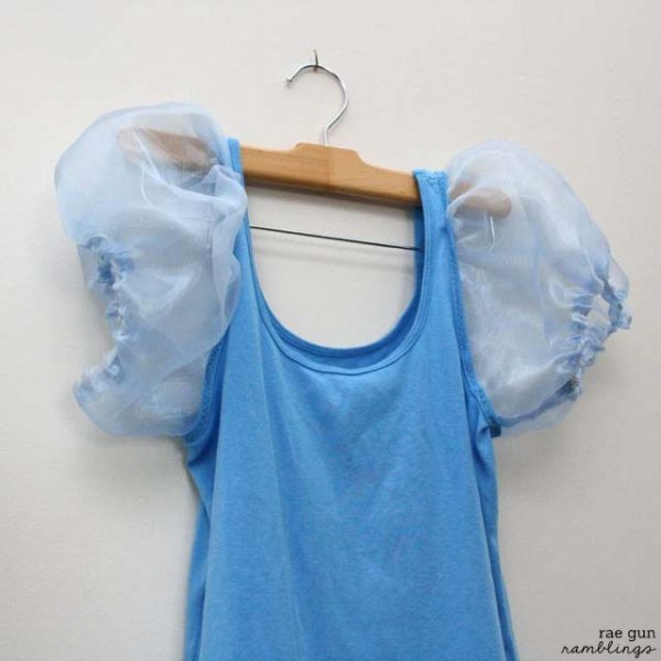 DIY Cinderella Shirt | Dress up like Disney's Cinderella with this easy sewing project. See tutorial on TodaysCreativeLife.com