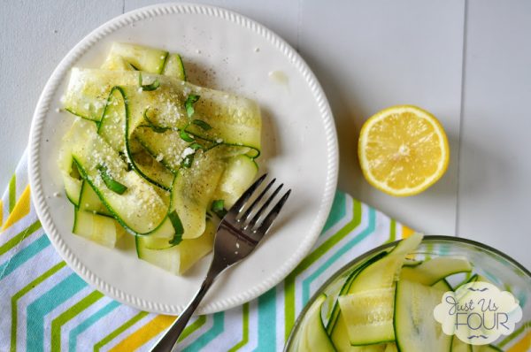 Zucchini Carpaccio Salad Recipe | If you're looking for a refreshing summer salad, this it. Great way to use up those zucchini! See the recipe on TodaysCreativeLife.com