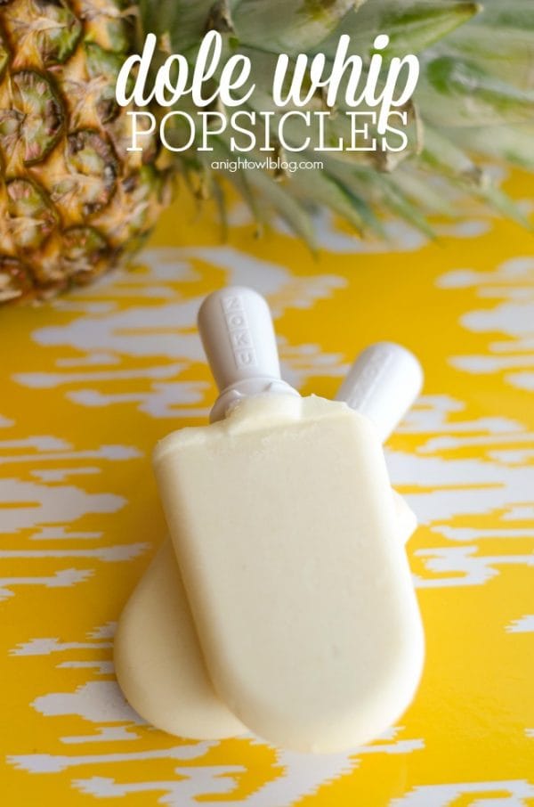 Dole Whip Popsicles Recipe | Make your own copycat Disney Dole Whip in popsicle form!