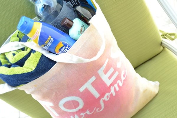 DIY Beach Tote | Today's Creative Life